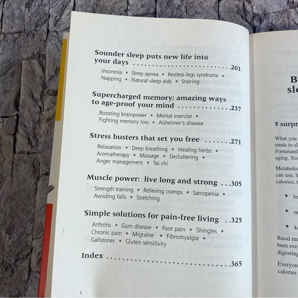 The Senior's Guide to Metabolism 1001 Easy Energy Boosting Secrets Hardback